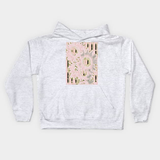 Retro Sunflower Kids Hoodie by Tovers